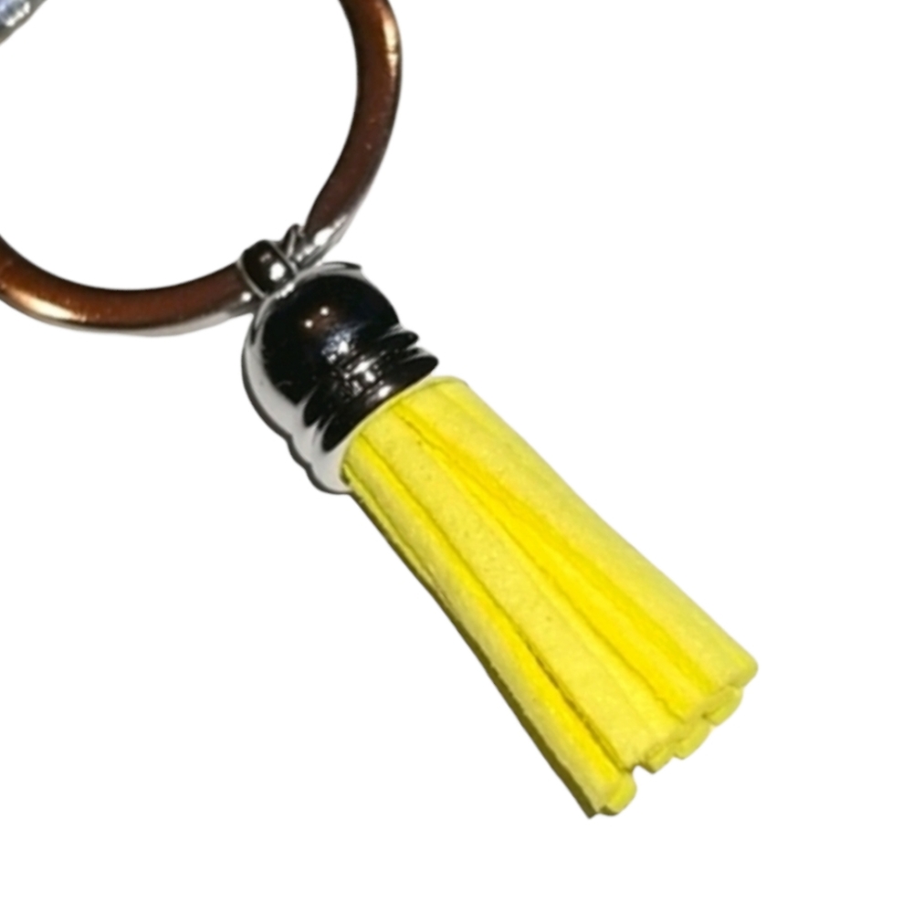 Handcrafted Sunflower Keychain - Picture 3 of 5